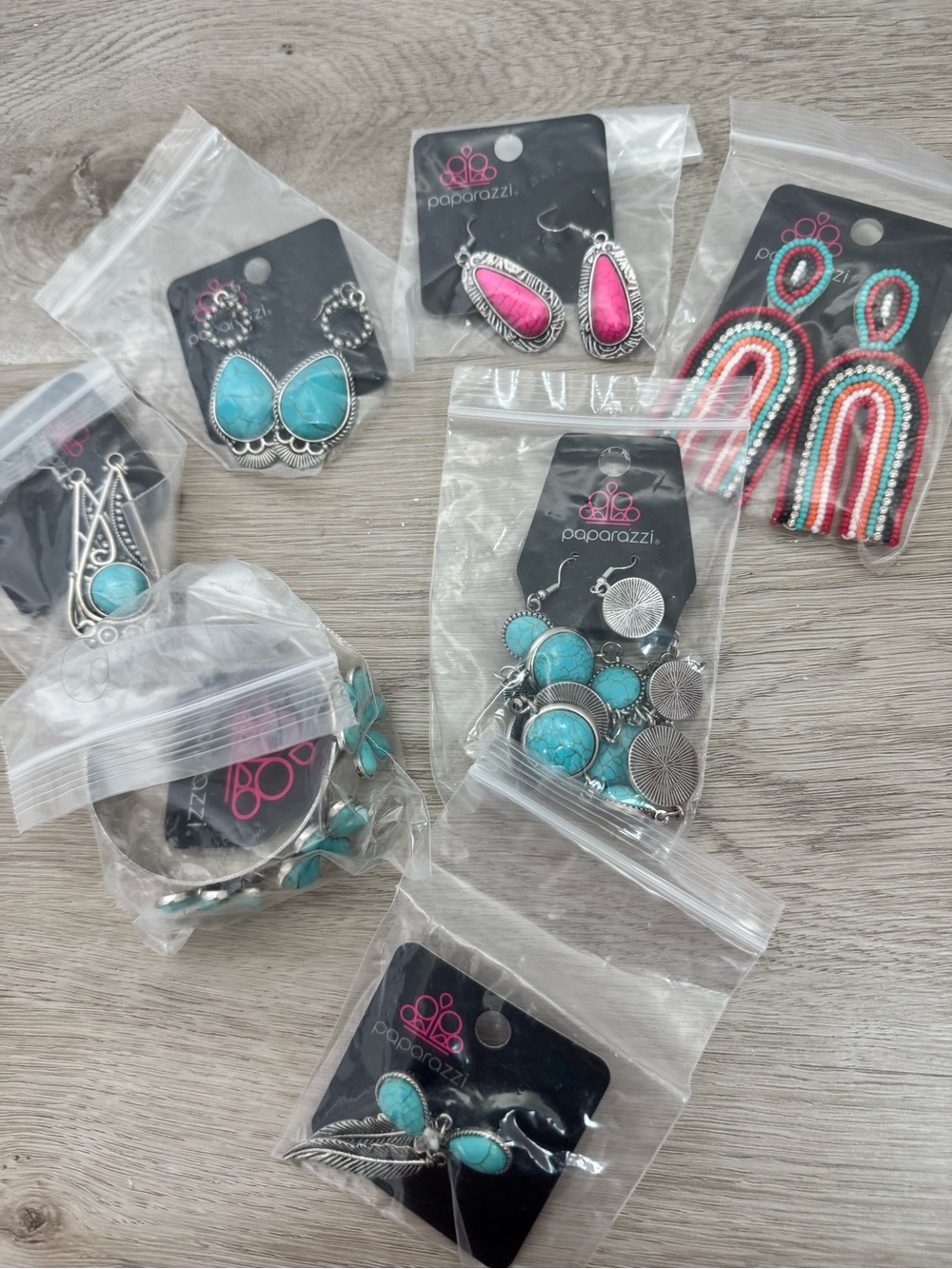 Turquoise jewelry lot